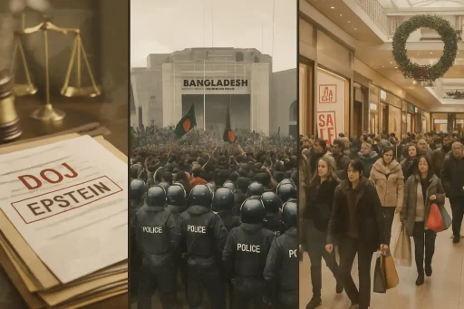 Saturday Snapshot: DOJ expands Epstein document release, Bangladesh protesters breach Parliament, U.S. shoppers pack stores amid jitters