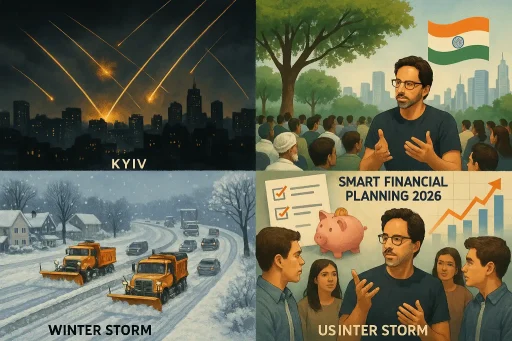 Hawk’s Sunday Brief: Russia batters Kyiv, Northeast digs out from heavy snow, Brin’s humility lesson, India’s confidence narrative—and money moves for 2026