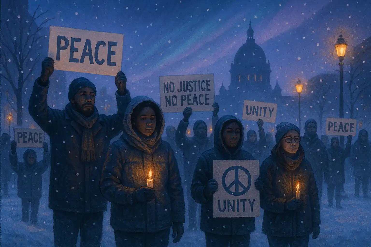 Hawk’s Saturday Brief: Minneapolis outrage after federal shooting; 196 million under storm alerts; Trump teases Greenland move; India marks Republic Day; auroras stun mid‑flight