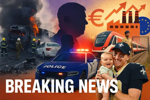 Hawk’s Friday Brief: Chile truck blast kills 4; UK arrests ex‑Prince Andrew; Eurozone factories flicker back; India rail scare; Saints QB welcomes son