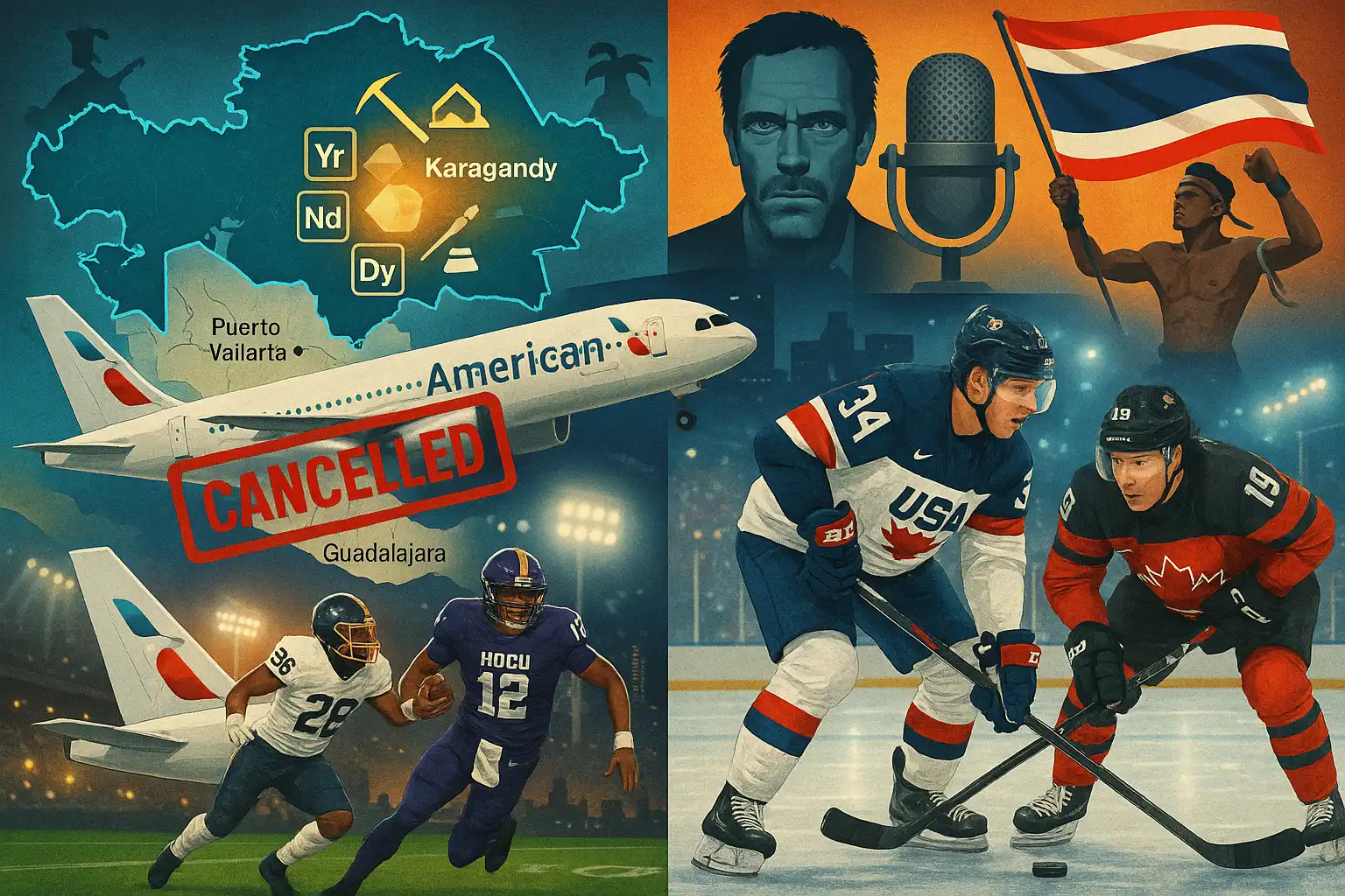 Hawk’s Sunday Brief: Kazakhstan’s rare earths jolt tech calculus; American cancels Mexico flights; HBCU Legacy Bowl shines; Hughes brothers back Matthews