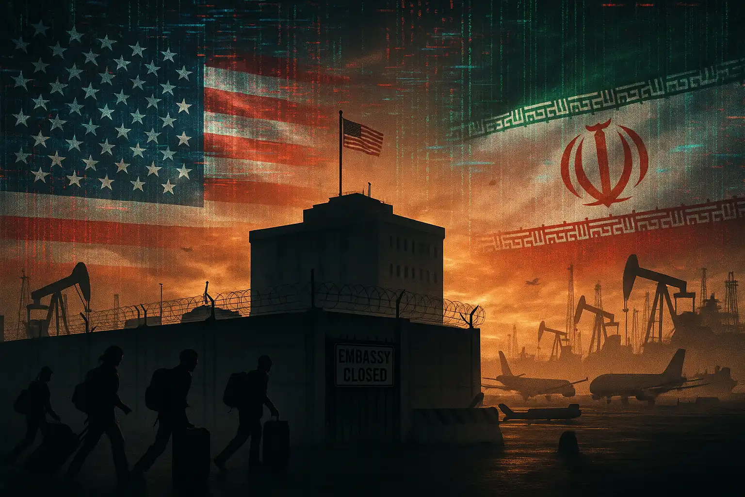 Hawk’s Thursday Brief: U.S. missions hit as Iran crisis deepens; Americans seek exits; Bessent readies oil support; Petraeus says it’s ‘hard power’ time