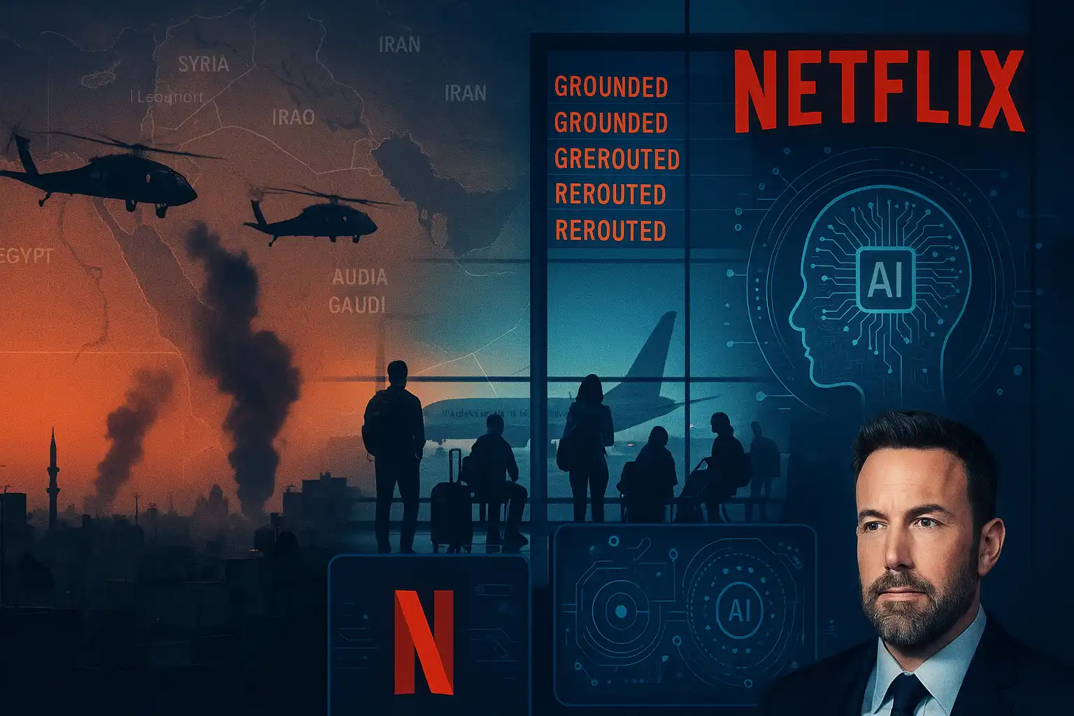 Hawk’s Friday Brief: White House defends Iran ops as Hezbollah threat rises; India reroutes flights; Netflix buys Affleck’s AI startup
