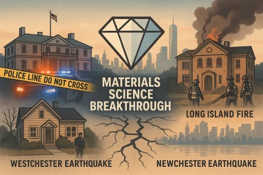 Hawk’s Wednesday Brief: Hexagonal diamond claim; Gracie Mansion scare; Long Island school fire; Westchester quake; NJ tragedy