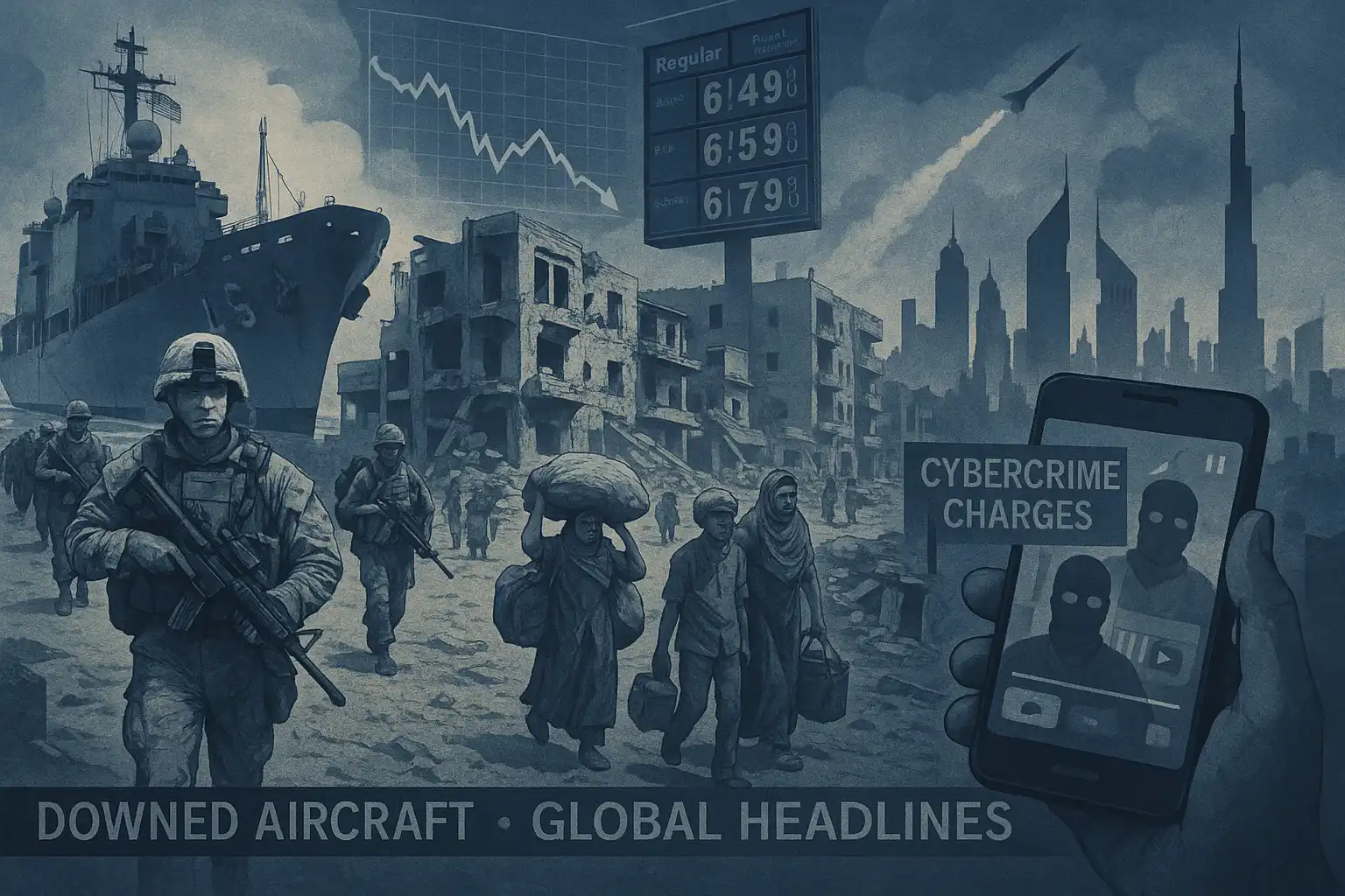 Hawk’s Friday Brief: Marines deploy as Lebanon displacement soars; GDP trimmed, gas squeeze deepens; Dubai charges over missile videos