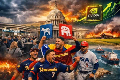 Hawk’s Tuesday Brief: TSA no‑shows snarl travel; Midwest walloped; Nvidia momentum and Hormuz thaw; Venezuela stuns Team USA