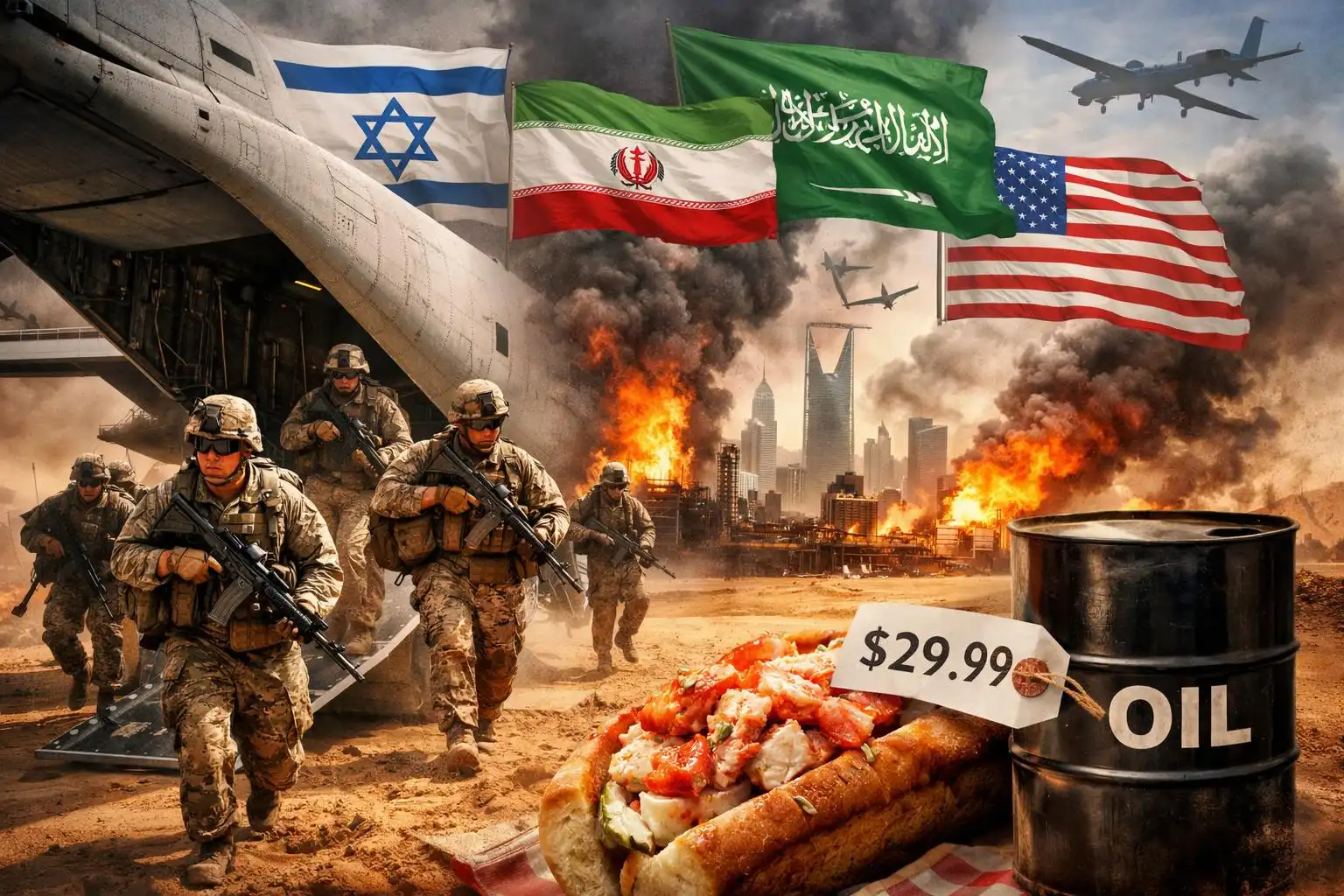 Hawk’s Thursday Brief: Marines surge to Mideast as Saudi warns Iran; Netanyahu defiant; oil repairs could take months; plus lobster-roll sticker shock