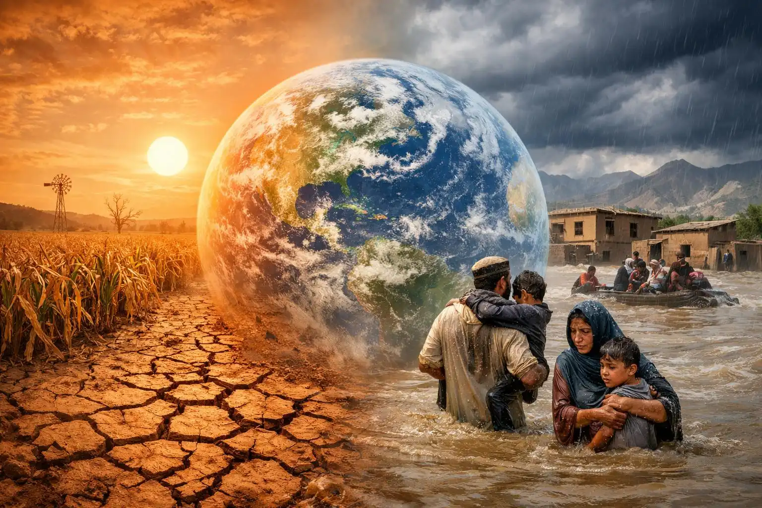 A Spring of Climate Extremes: Record U.S. Heat, Global Flood Disasters, and the Growing Human Cost