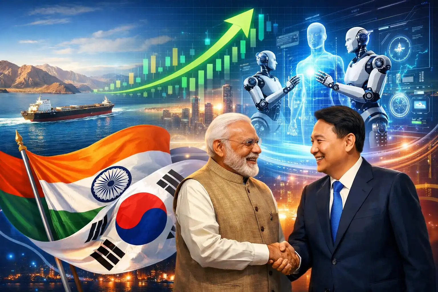 Hawk’s Monday Brief: Markets cheer Hormuz opening, AI alliances sweep industry, and Seoul–Delhi put ‘special’ ties in focus