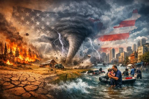 Spring 2026’s Extreme Weather Siege: Drought, Wildfire, Flood, and Storms Collide Across the U.S.