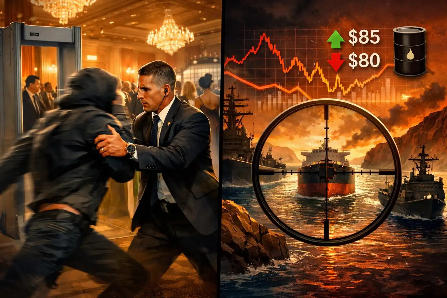 Hawk’s Sunday Brief: WHCD security breach triggers scrutiny; IEA flags Hormuz as “biggest energy security threat” as markets whipsaw