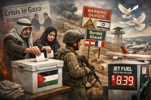Hawk’s Monday Brief: Gaza’s first vote in 20 years, Israel–Lebanon flashpoint warnings, and jet-fuel jitters as Iran talks seesaw