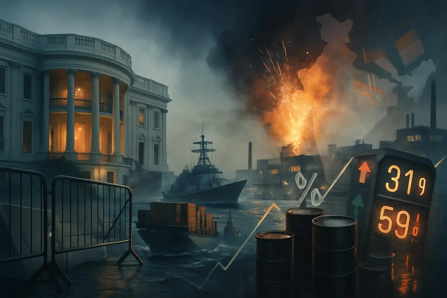Hawk’s Wednesday Brief: GOP’s $1B White House security ask stirs ‘ballroom’ fight; aid to 1.5m cut by Iran war; China fireworks blast; oil, gas and yen swing