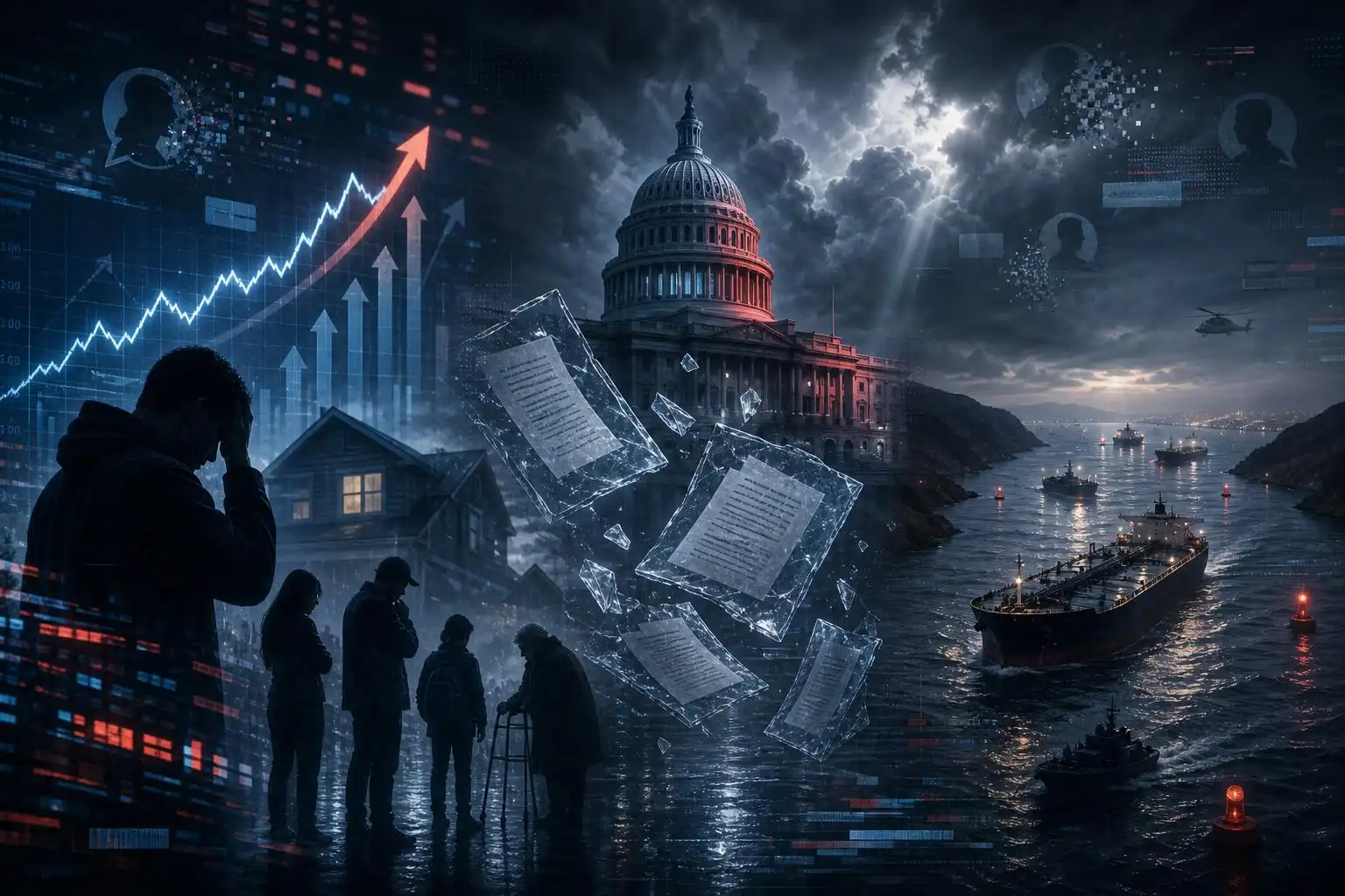 Hawk’s Friday Brief: Voter jitters, GOP stalls ICE vote, conspiracy churn, and Iran risks ripple through shipping