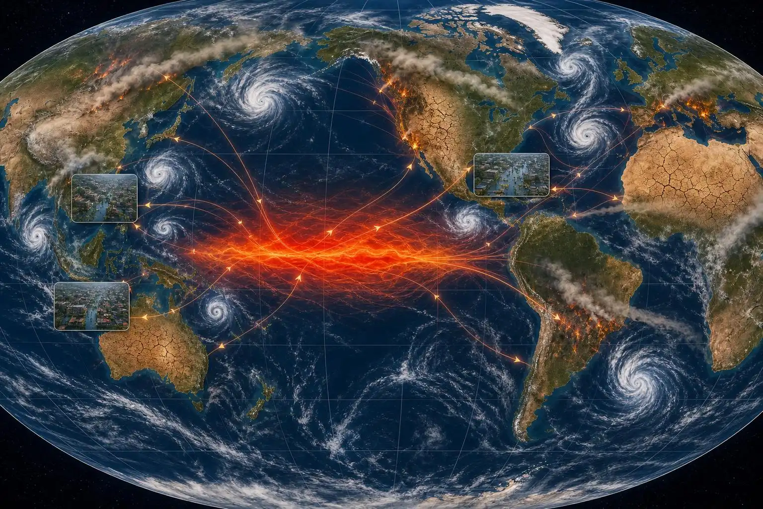 Super El Niño Threatens to Turn Fire, Flood, and Heat Into a Global Stress Test