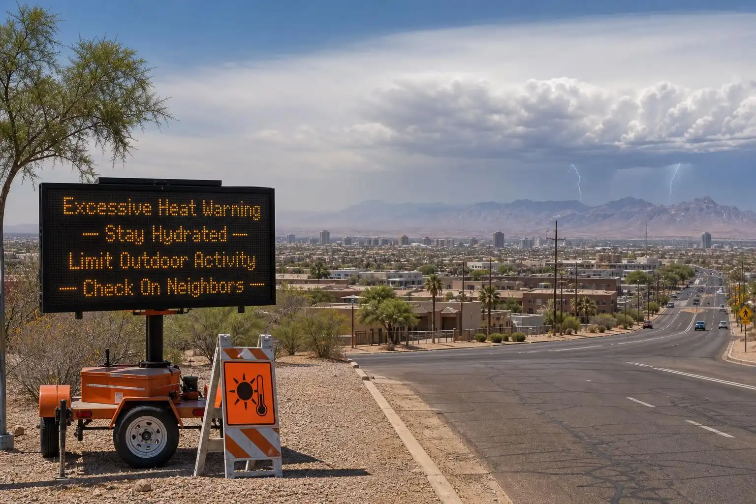 A dangerous heat dome can overlap with storms, smoke, and infrastructure stress.