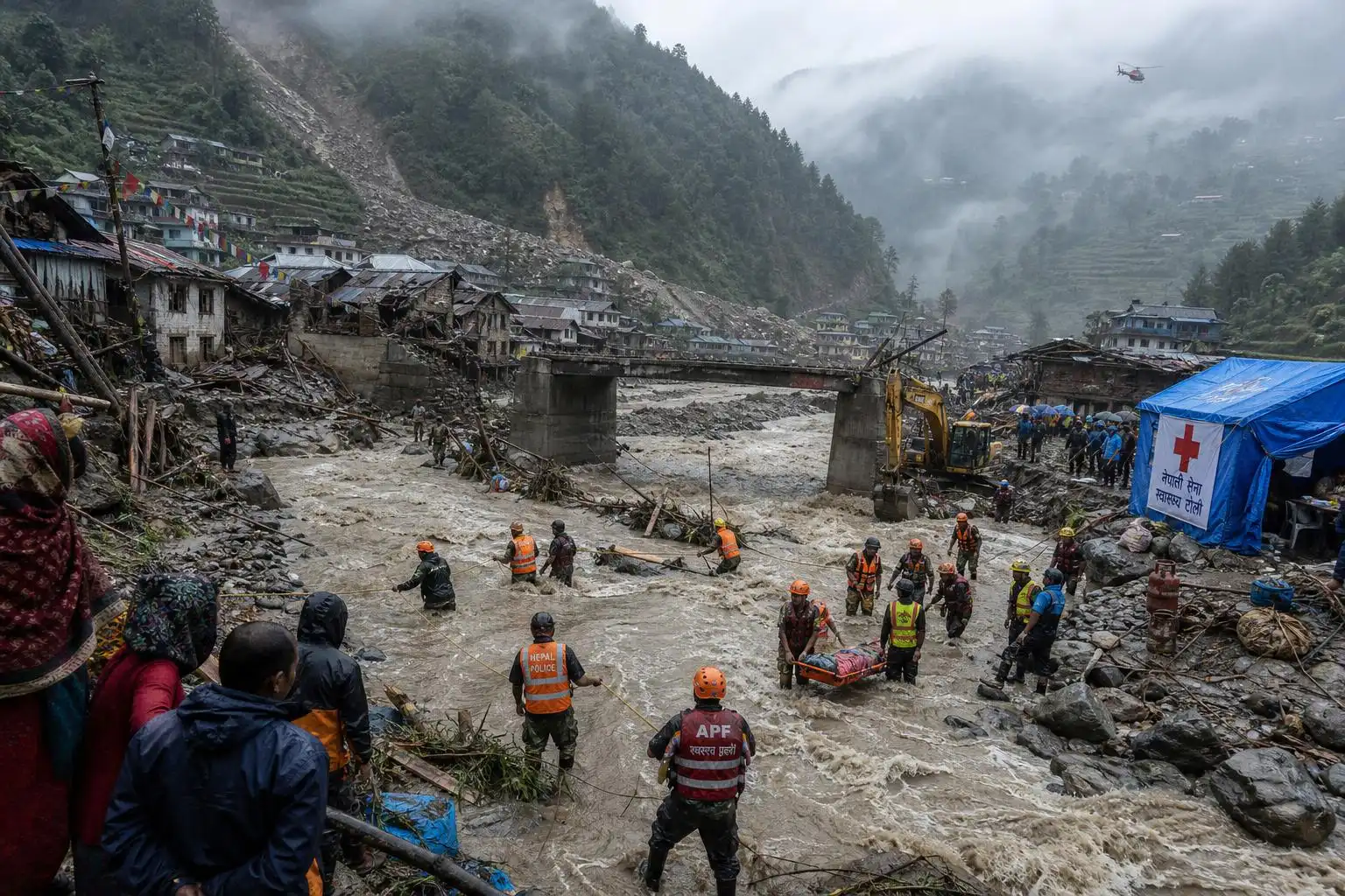 Hawk's Brief: US–Iran strikes resume with civilian deaths; Nepal's flood toll soars; Kyiv pounded; tariffs fight flares; Dolly Parton mourned