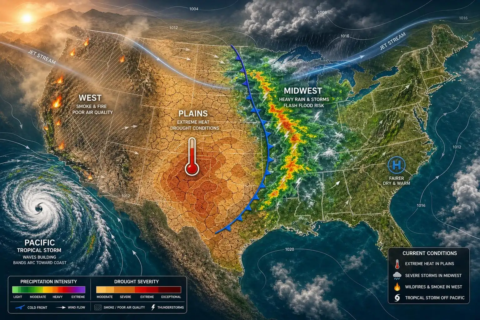 America’s Record-Hot Summer Is a Warning About the Weather Year Ahead