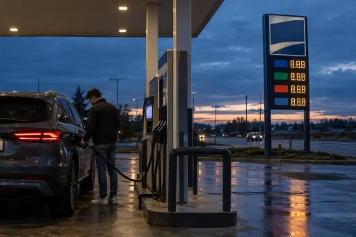 Why an oil-price drop won’t immediately lower what drivers pay